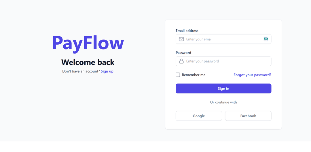 Payflow – Payment & Transaction Tracker